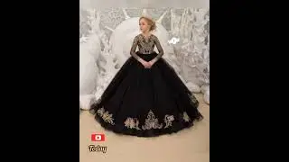 Girls Tail Frock Designs | Black Fairy Frocks for little Girls | Latest fashion ideas 2021