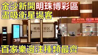金沙新開明珠博彩區 盡吸衛星場客 ! 百家樂邊注種類最齊