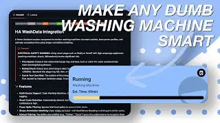 Make your DUMB washing machine SMART