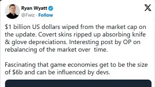 Valve Burns $1 Billion in Skins