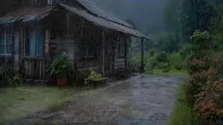 Gentle rain ambience improving mental stillness guiding calm recovery peacefully