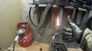 самодельная газовая горелка за 5 минут