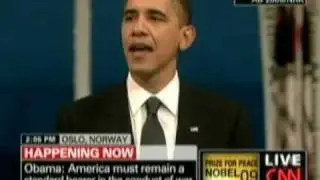 President Obama Breaks His Silence During His Nobel Peace Prize Acceptance Speech