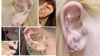 very gorgeous and stylish earing ideas # earing designs # ear accessories #
