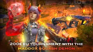 Турнир ЕС на 200 евро: полная запись игрового процесса с новым игроком Maddox Squash Demon.