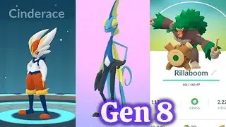 Gen 8 Galar Starters are here! #pokemongo