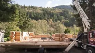 Log Home Time Lapse re visited 2015 Sev.photography