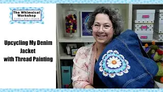 Upcycling My Denim Jacket with Thread Painting | Heidi Pridemore