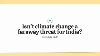 Does climate change impact India?