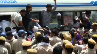 sfi leader arrested by police jbt protest