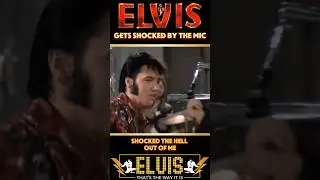 Microphone Shocks The Hell Out Of Elvis During Rehearsals #elvispresley