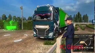 Euro Truck Simulator 2 1.28 Gameplay with Double Trailer & 54 DLC