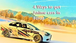 4 ways to get Anime Vinyl groups in Forza Horizon