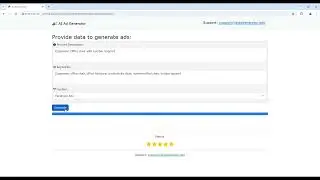 Create compelling texts for Facebook and Google Ads with AI-powered ad maker