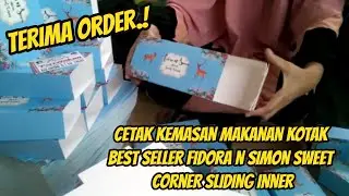 SUPER CANTIK !!! TUTORIAL CARA BIKIN KOTAK KEMASAN BENTUK SLIDING !