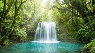 Calm Your Mind Tonight with Waterfall Sounds | Deep Sleep Nature Ambience