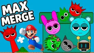 SPRUNKI MERGE INCREDIBOX EVOLUTION| New Update Boss |  Reaching Max Level  💥 2048 Suika Incredibox