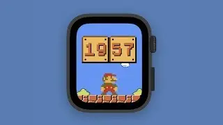 Mario inspired Apple Watch Face