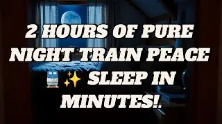 2 Hours Night Train Sound Relaxation Ambience