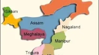 Indian geography | Seven sister trick | Sevan Sister of India | 7 Sister of India by RK sir bihar Si