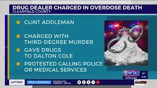 Clearfield County man charged with third degree murder in 2019 overdose