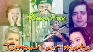 Tumpah air MATA 😭 para bule mewek 🙆 mendengar seruling 🎶 mbah yadek? 🕶 | reaction parody❗