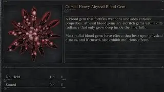 How to get the abyssal gem Radial+65 +15ATK Physical No requirements at the start of Bloodborne 2025