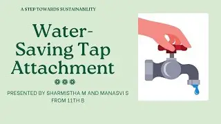 Water Saving Tap Attachment