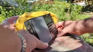 Где-то в Молдове. Радиоприем на СВ и ДВ. Tecsun PL 880.
