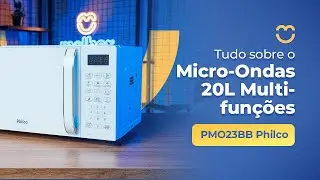 Tudo sobre o Micro-Ondas PMO23BB 20L Multifunções Limpa Fácil Philco | Melhor Compra