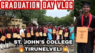 My John's College Graduation Day Vlog🔥Fun Oh Fun uh🤣Tirunelveli Palayamkottai💥Harish Kumar|HK|Tamil