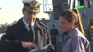 LUCIANA CRAIEN - Jefa de Buque - TANDANOR  recibi&oacute; un reconocimiento en nombre de los trabajadores