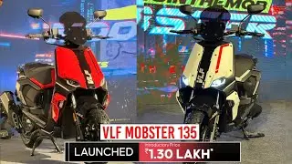 New VLF Mobster 135, 125cc Scooter Launched 🔥 Price Features Detailed Review 💥