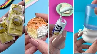 Maratona I Como fazer Comida DIY Miniatura em Casa