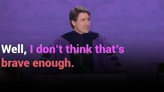Learn English  Justin Trudeau Diversity doesnt have to be a weakness with BIG subtitles