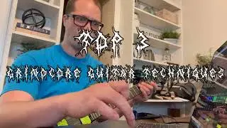TOP 3 GRINDCORE GUITAR TECHNIQUES (In only 28 seconds!)