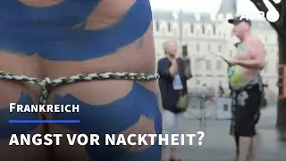 Nacktheit erw&uuml;nscht: Protest in Paris gegen 