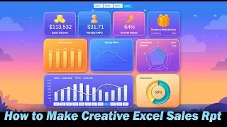 How to Design an Attractive Sales Dashboard Layout in Excel