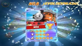  Thomas y sus amigos. Nia se convierte en corredora superestrella. Mira su exito.