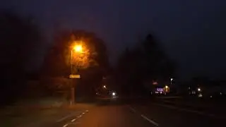 Night Drive On Peachfield Road, Longridge Road, Poolbrook Road & Bye Road, Malvern, England