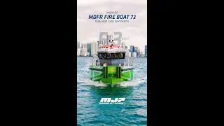 MDFR Fire Boat 73 - Marine Jet Power Waterjets - #Shorts