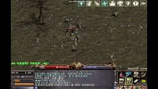 추억의리니지!! 흑기사밭에서 도베르만 키우기!!