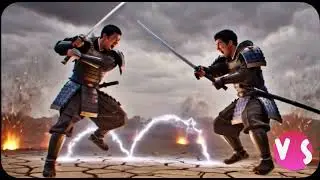 Epic Samurai Duel | Lightning vs Shadow Clash in Forest Battle