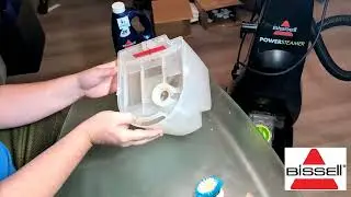 How Remove & Clean TOP Lid BISSELL Carpet Cleaner Water Reservoir TANK ProHeat TurboClean Powerforce