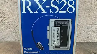 Panasonic RX-S28 Walkman belt replacement (part 1)