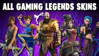 ALL Gaming Legends in Fortnite Showcase! (2025 ALL Games Collab Skins)