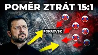 Rusové utrpěli drtivé ztráty u Pokrovska: Putin v krizi, poměr ztrát 1:15