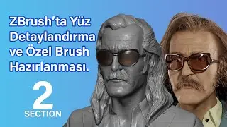 ZWrap ile Retopoloji Sonrası Detaylandırma  Özel Brush Yapımı ve Yüz Anatomisi