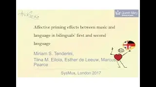SysMus17: Affective Priming Effects Between Music and Language...