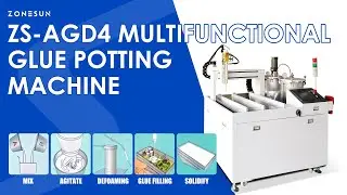 ZONESUN ZS-AGD4 Automatic AB Glue Dispensing and Potting Machine Automatic Glue Mixer